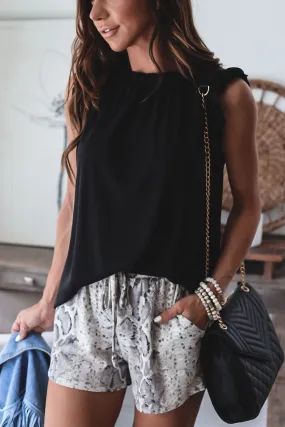 The Elise Ruffle Top