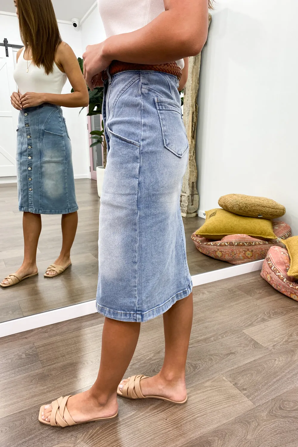 The Lou Midi Skirt