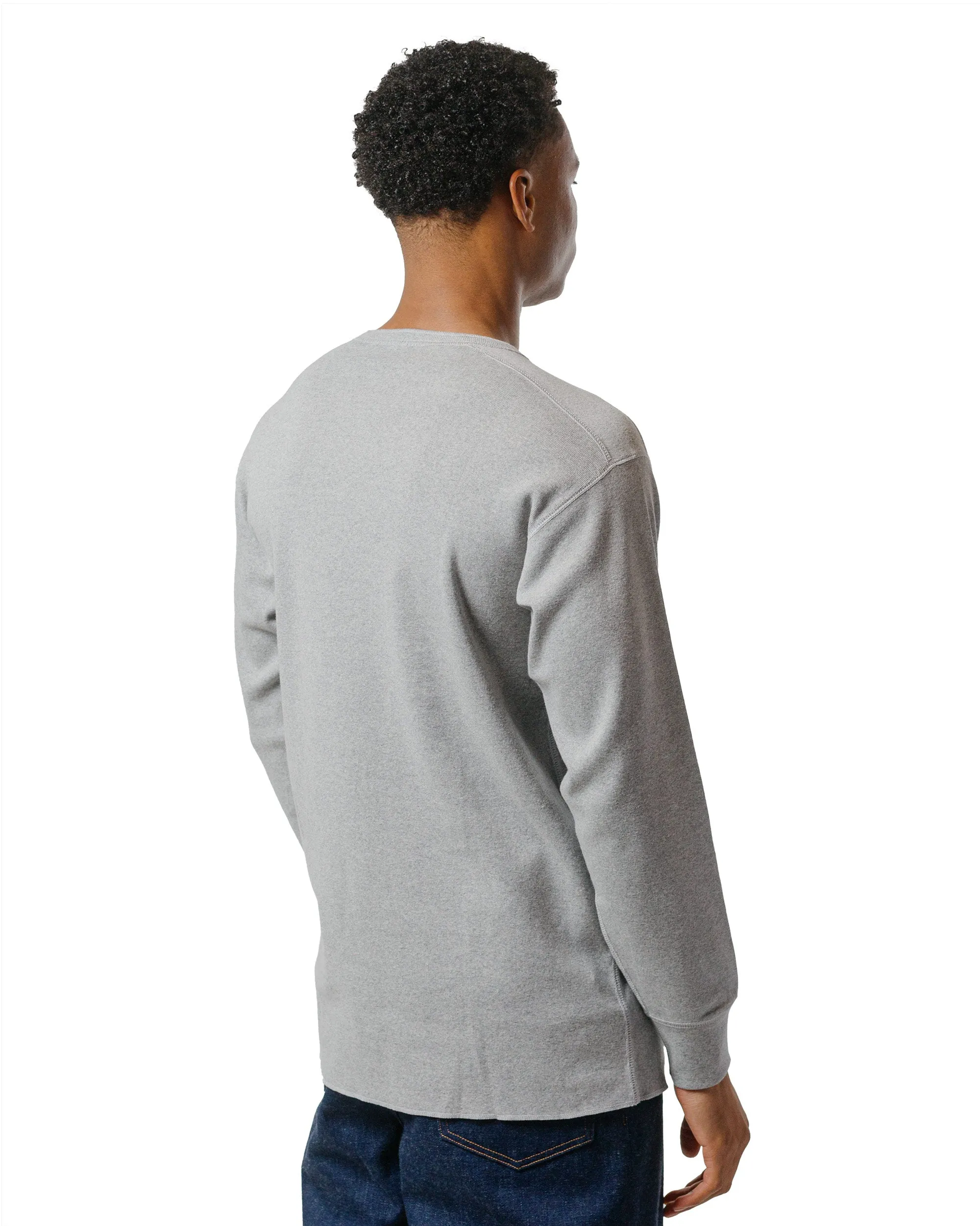 The Real McCoy's MC23111 Union Henley Undershirt L/S Grey