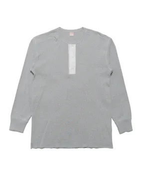 The Real McCoy's MC23111 Union Henley Undershirt L/S Grey