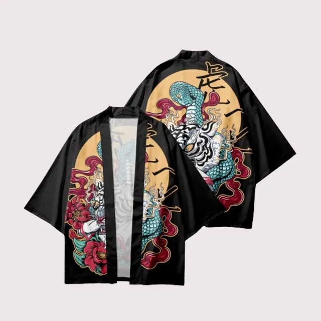 Tiger Kimono Cardigan