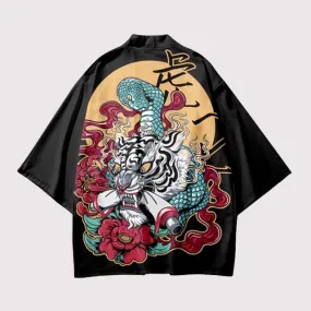 Tiger Kimono Cardigan