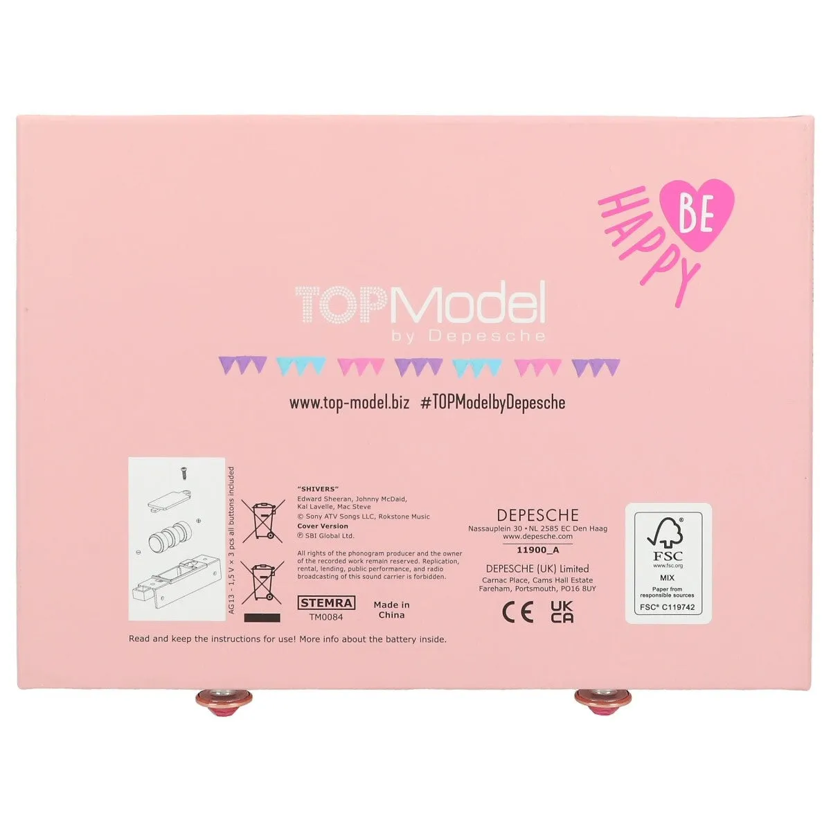 TOPModel Big Jewellery Box with Code & Sound COSY