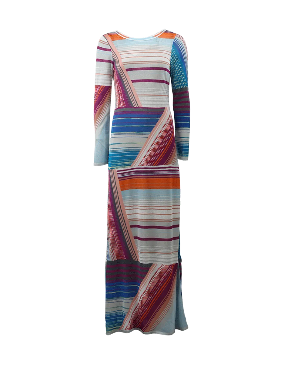 V-Back Maxi Dress