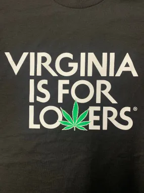 VA IS FOR LOVERS BLACK TSHIRT