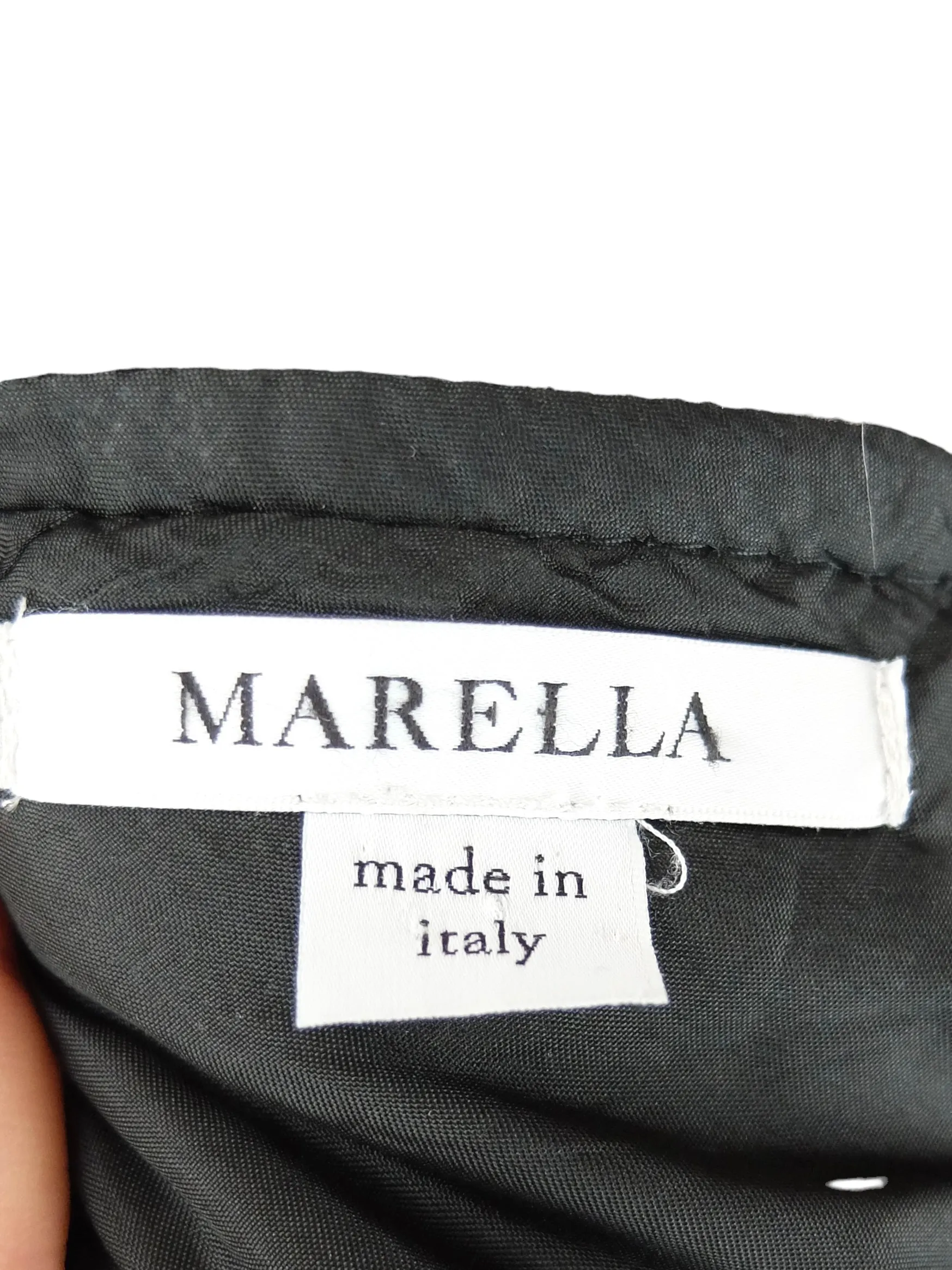 Vintage 2000s Y2K Marella Designer Wool Alpaca Blend Preppy Schoolgirl Academia Style Grey & Black Argyle Check Print Low Rise Below-the-Knee Midi Skirt | Size M