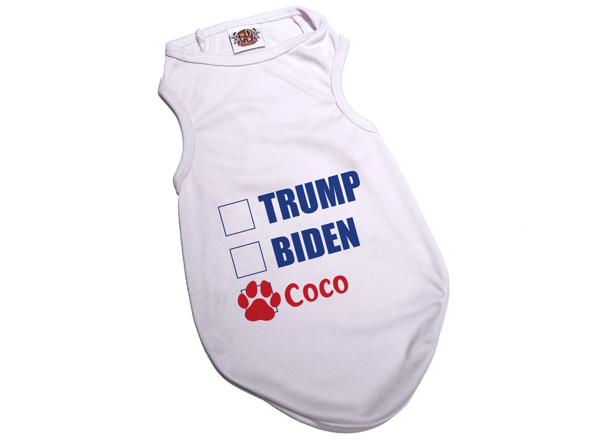 Voting Ballet Personalized Dog Tee