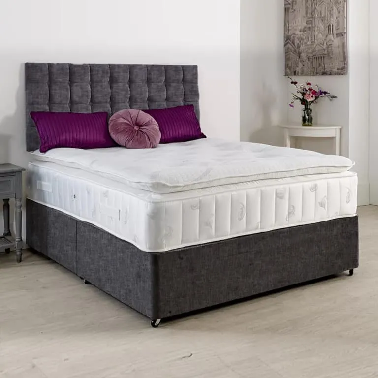 Walker & Slater 1000 Pocket Sprung Reflex Pillow top Divan Bed Set