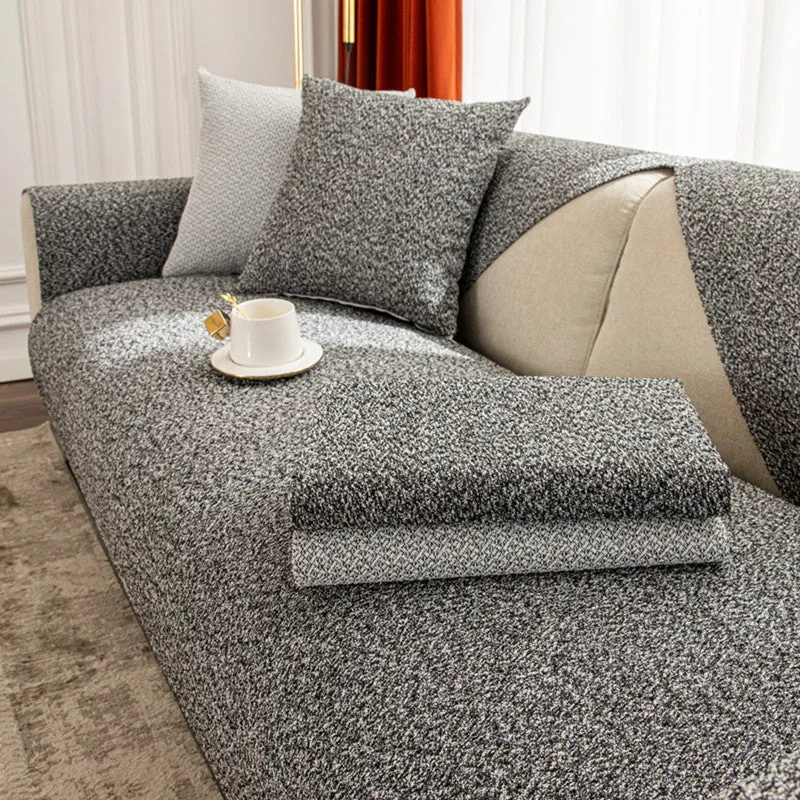 Washable Alpaca Linen Non-Slip Sofa/Couch Mat