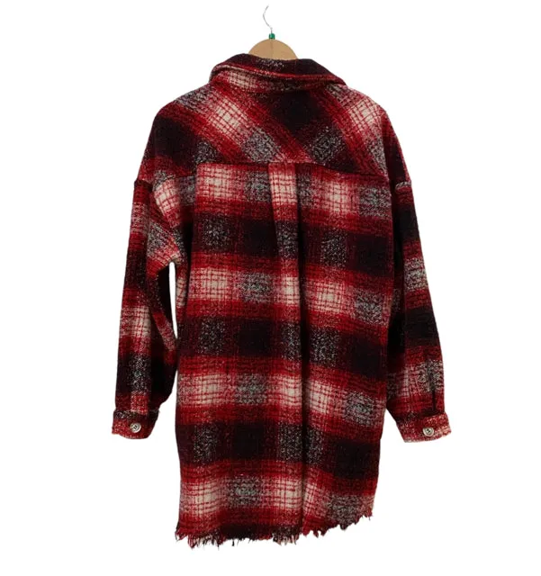 White Birch Red & Black Size L Almost New