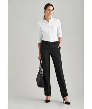Womens Wool Blend Adjustable Waist Pant