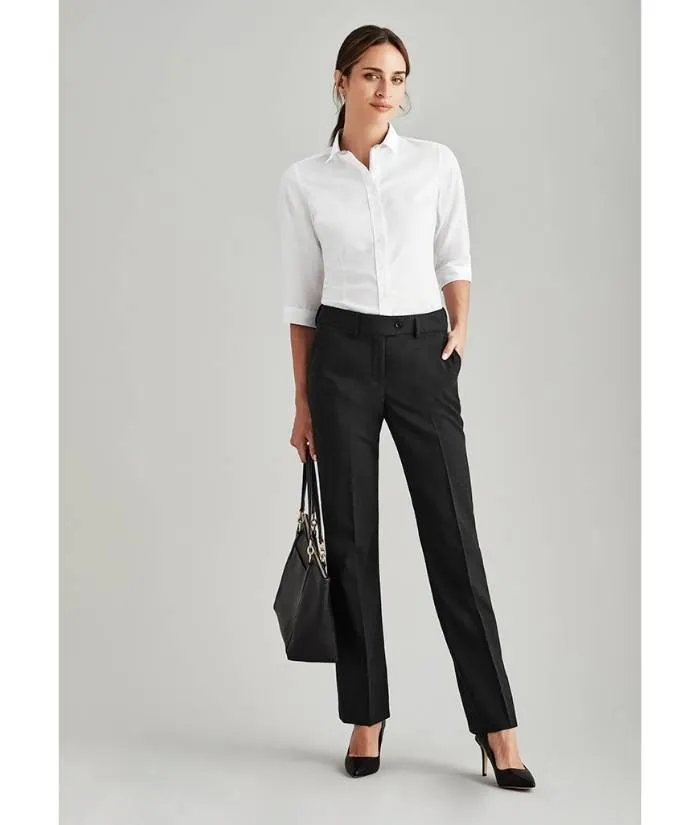 Womens Wool Blend Adjustable Waist Pant