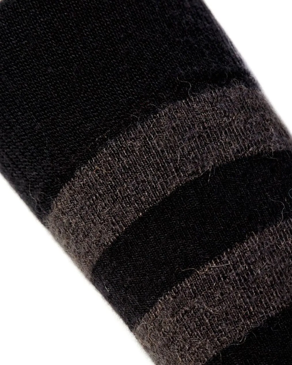 Wool Blend Stripe Socks