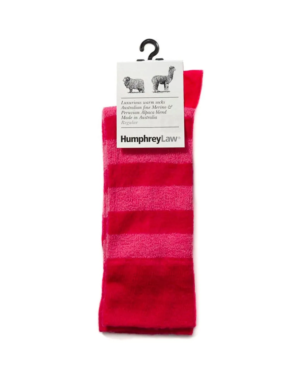 Wool Blend Stripe Socks