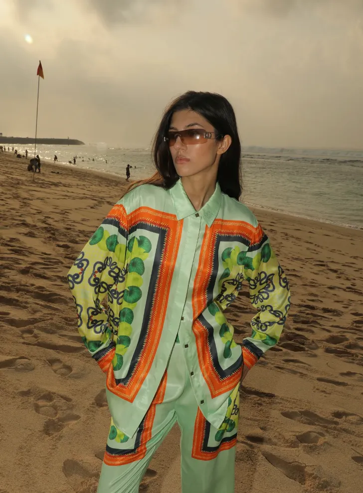 YIN FOLIAGE LONG SLEEVE SHIRT
